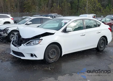 2019 Nissan Sentra S из США, поврежденный, VIN 3N1AB7AP2KY216673
